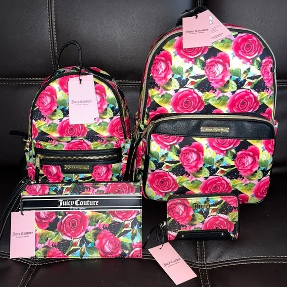 Juicy Couture | Bags | Juicy Couture Floral Backpack Bundle  display picture 2
